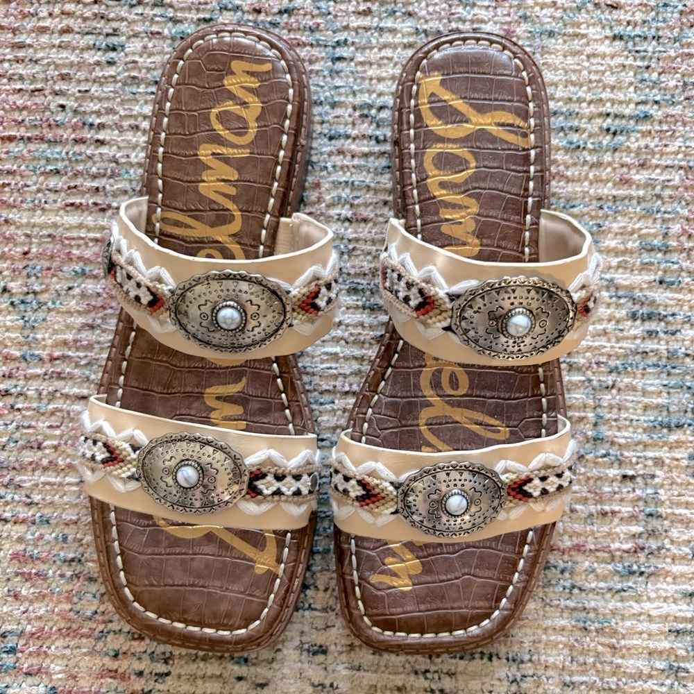 Sam Edelman Hardyn Western Style Sandals, size 8 1/2